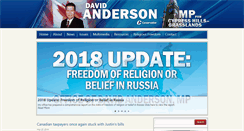 Desktop Screenshot of davidanderson.ca